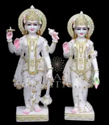 Laxmi Narayan Marble Statue