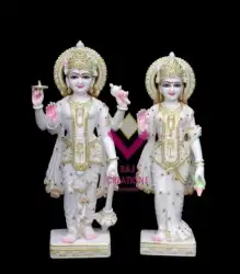Laxmi Narayan Marble Statue