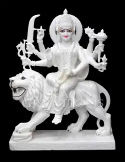 Saraswati Marble Statue