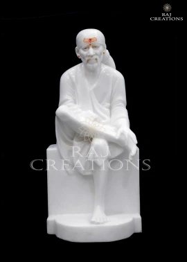 Lord Marble Sai Baba Idol