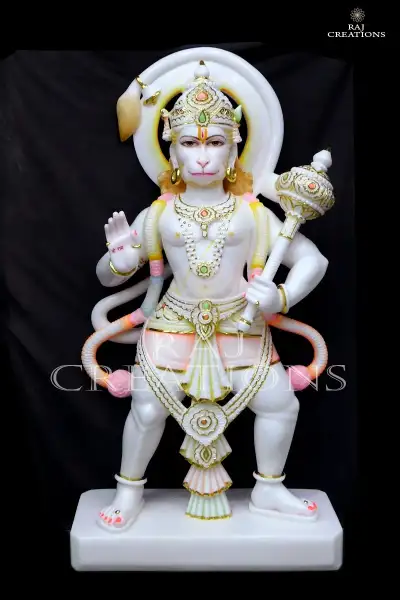 Marble Hanuman Statue