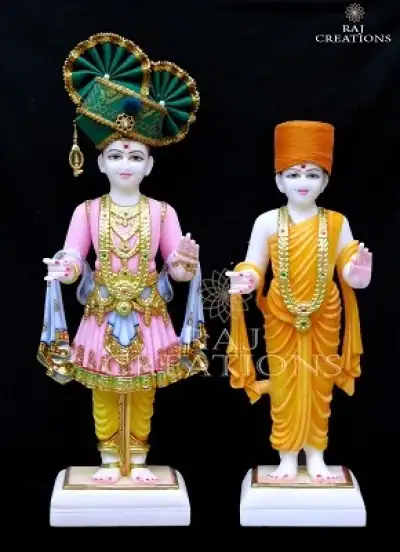 Marble Swaminarayan Statue