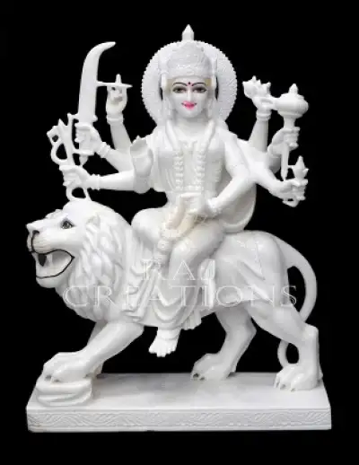 Marble Durga Maa Statue