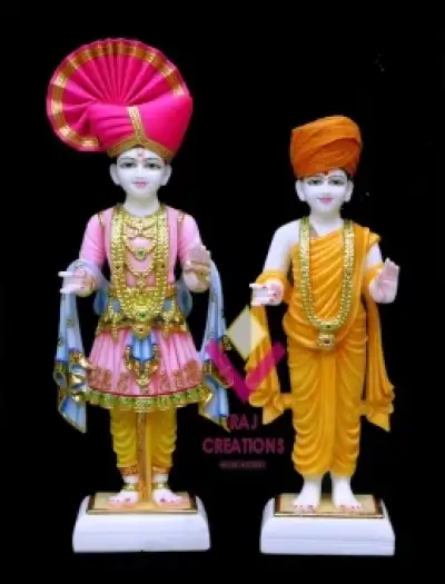 Marble Swaminarayan Statue