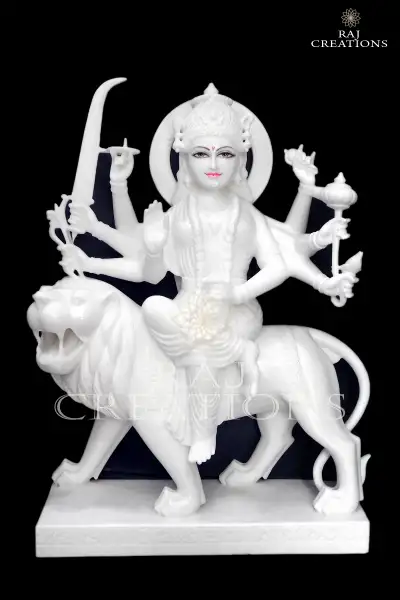 Marble Moorti of Durga Maa