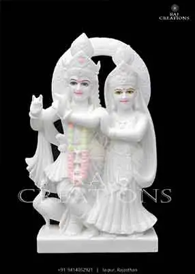 Marble Radha Krishna Idol