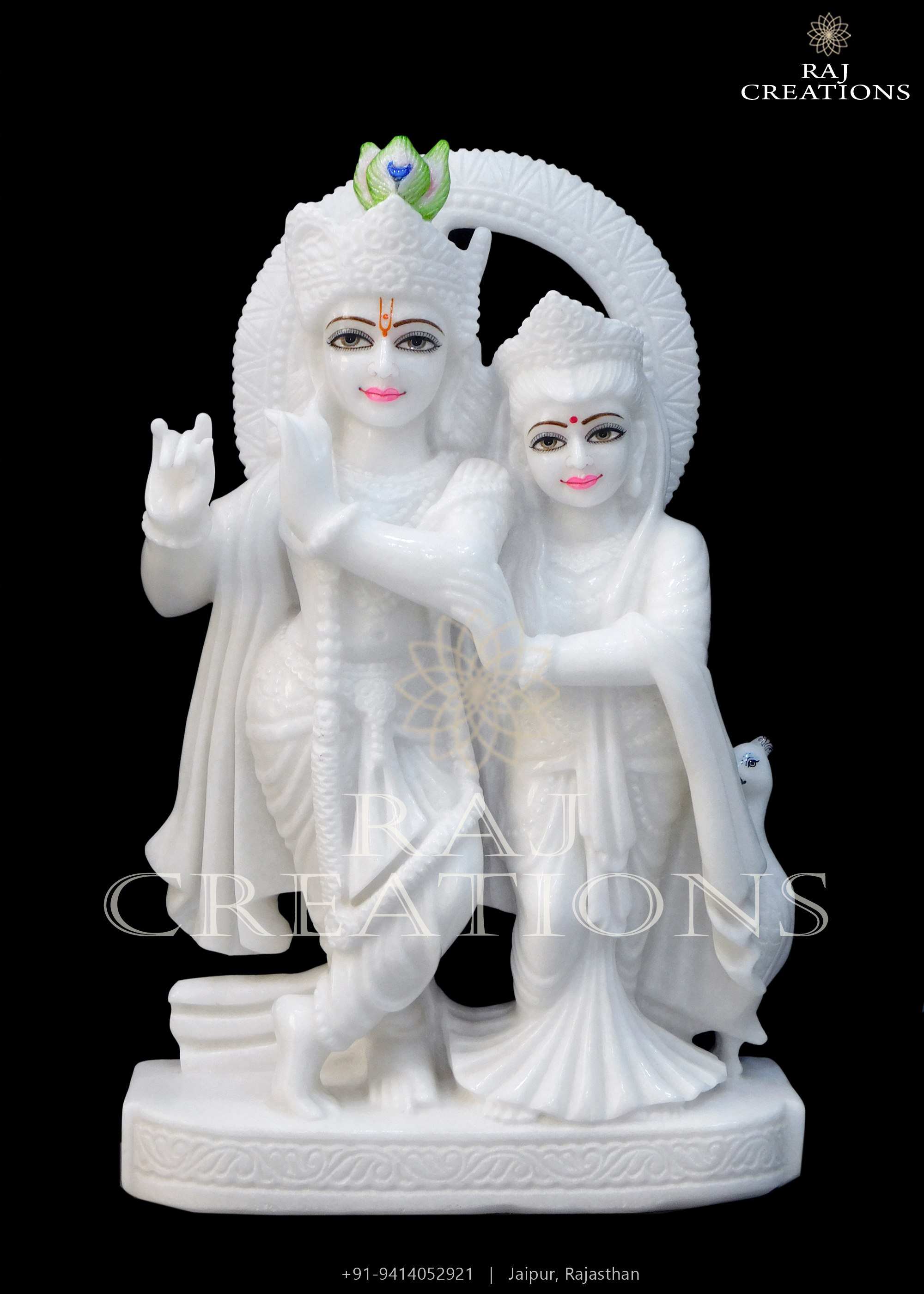 Marble Radha Krishna Idol Jaipur
