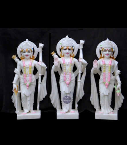 Ram Sita Laxman Marble Moorties For Temple