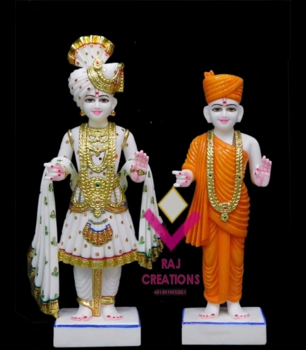 Swaminarayan Moorti Made With Vietnam Marble