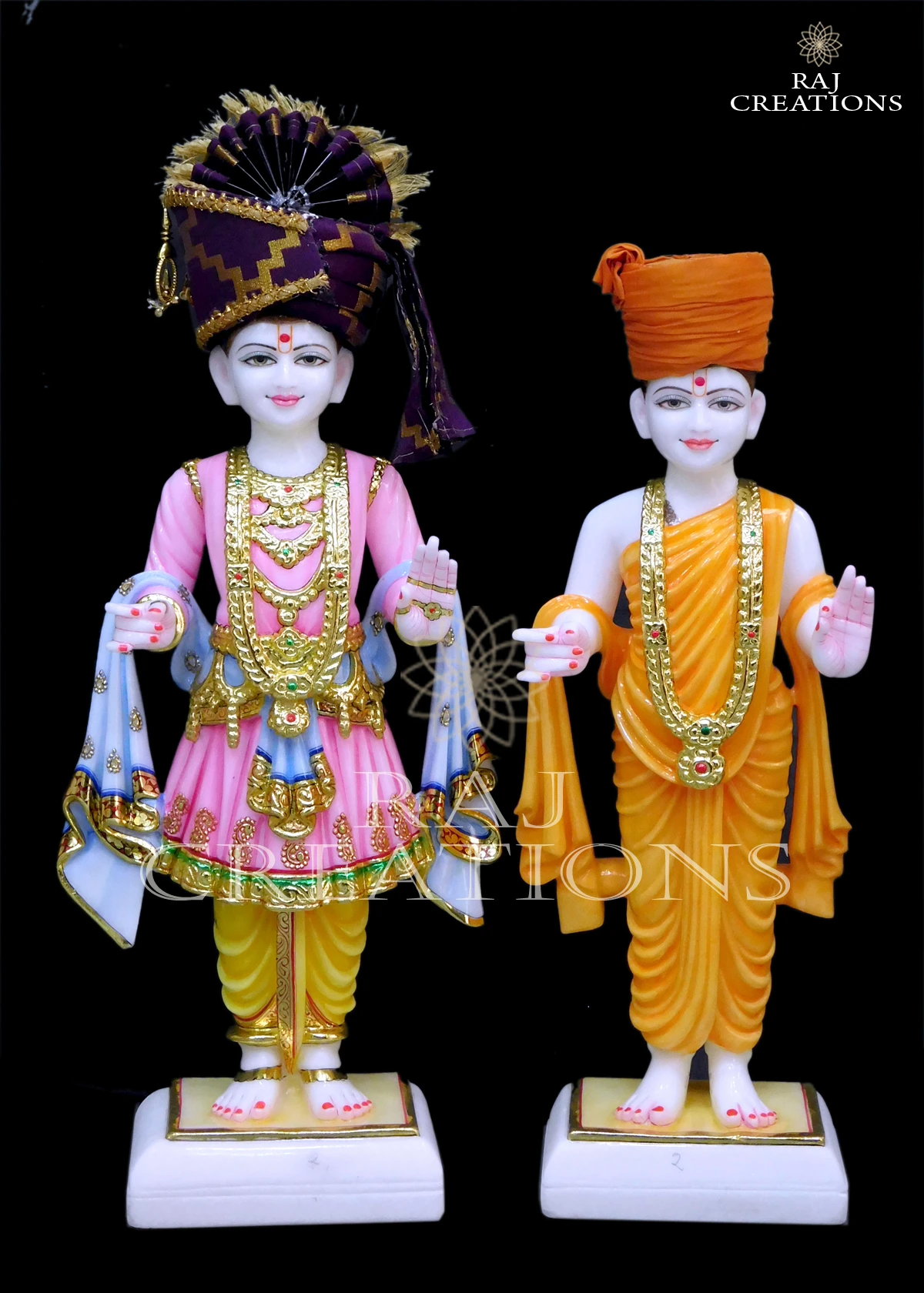 White Marble Murti Swami Narayan Statue