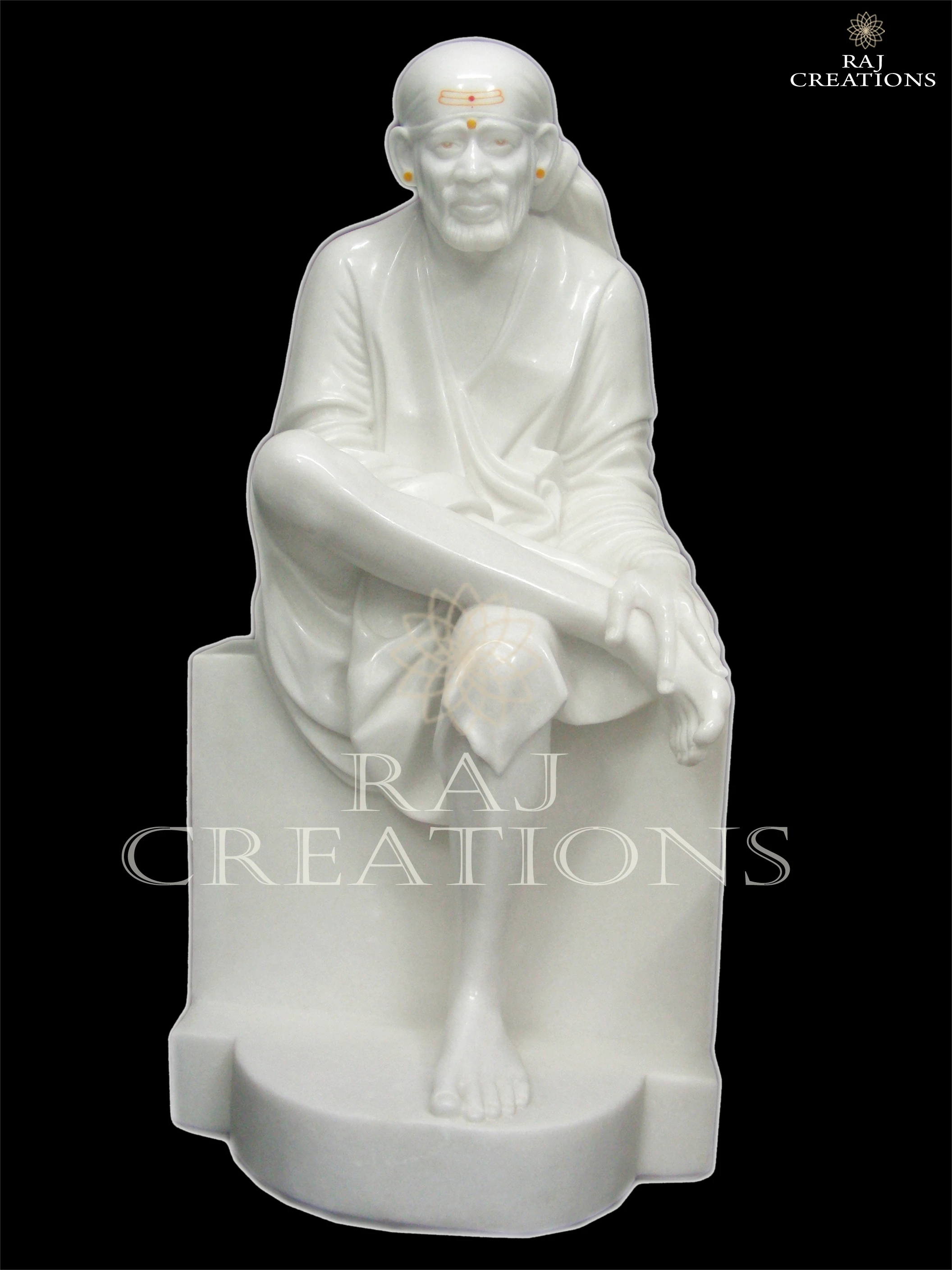 Marble Sai Baba Moorti