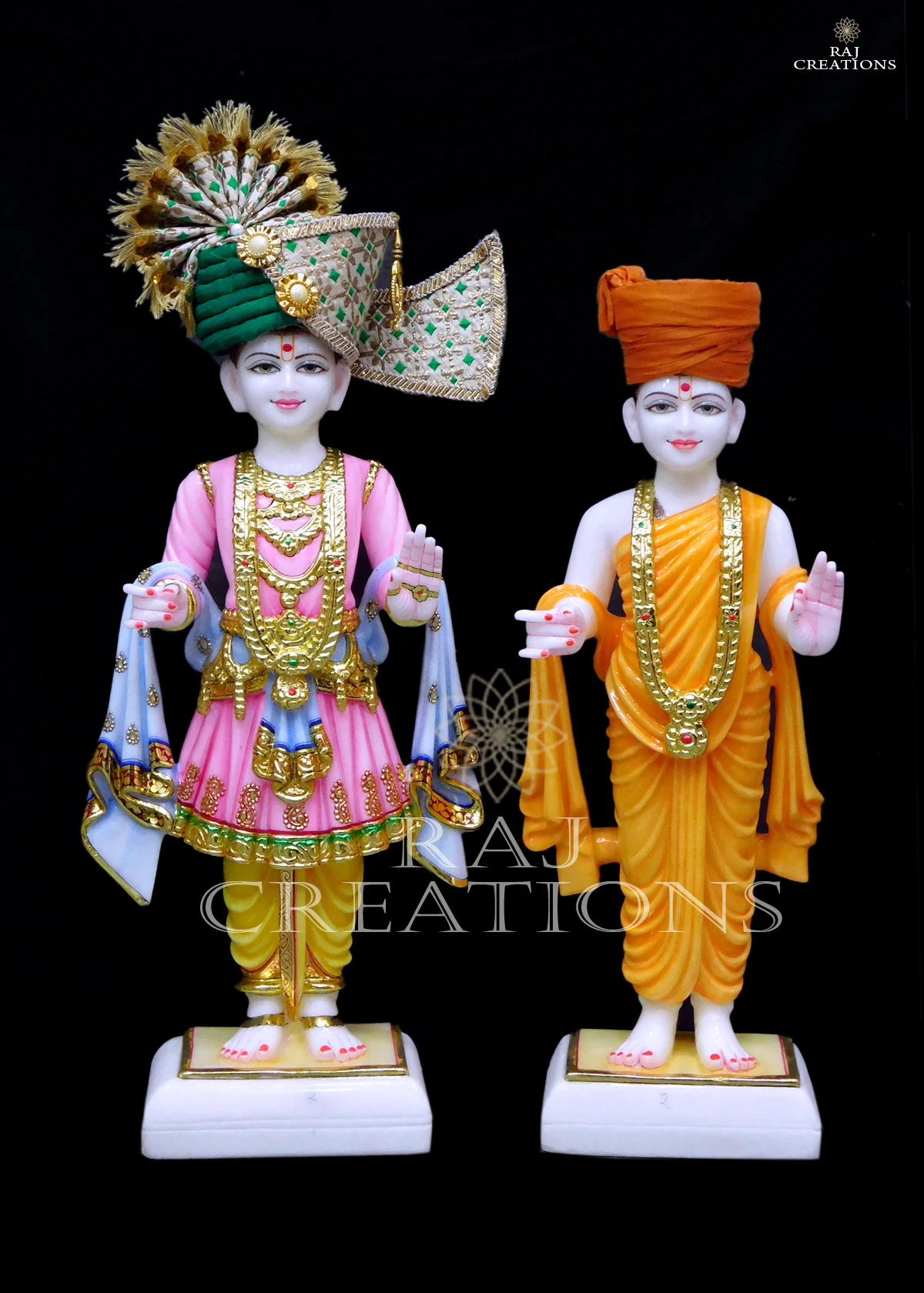 5 Feet Marble Statue of Swaminarayan